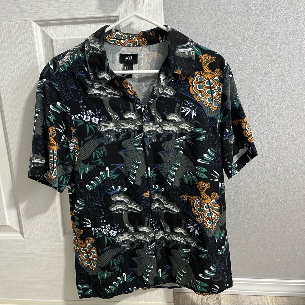 Mens Dark Floral Shirt